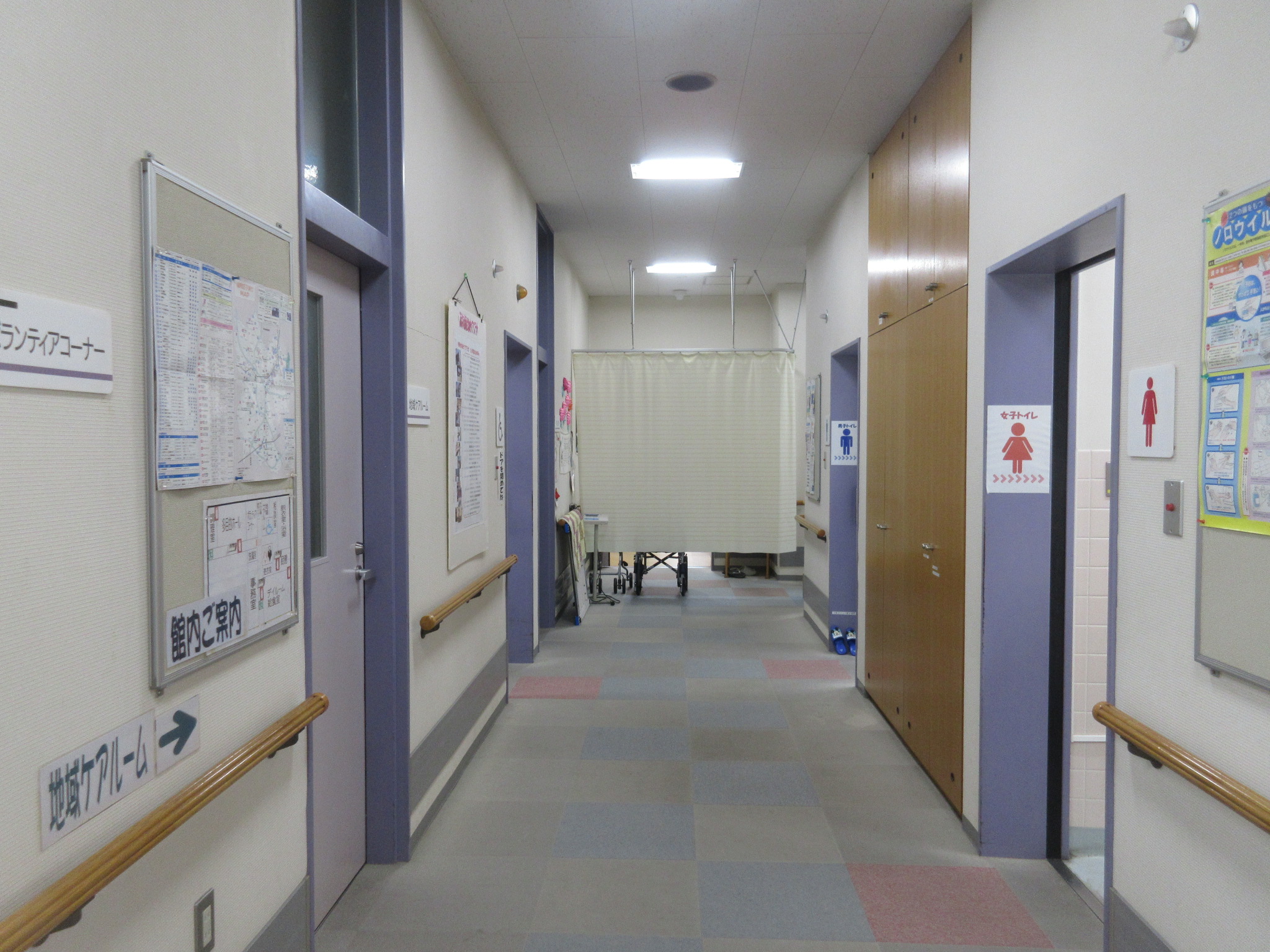 横浜市港南台地域ケアプラザトイレ付近の写真