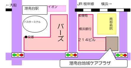 駅からのアクセス図